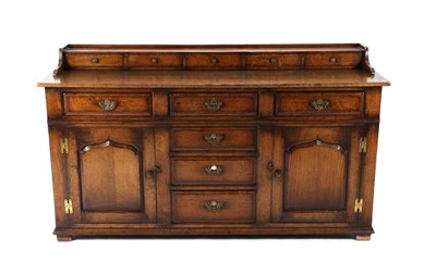 Lot 546 - A Chapman's of Siesta House Oak Dresser Base, modern, the superstructure with five small...