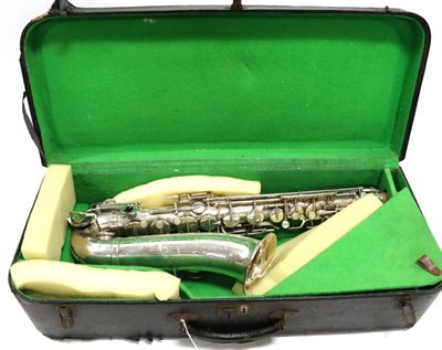 Lot 1034 - C-Melody Saxophone By Couesnon & Cie Paris no.52413, model engraved as Super Monopole, with...