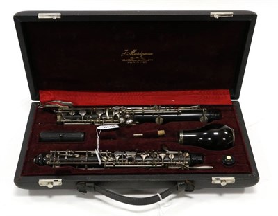 Lot 1040 - Oboe D'Amore By Marigaux, Paris no.7977, both joints and bell stamped 'Marigaux', Conservatoire key