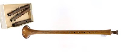 Lot 1042 - Soprano Shawm By Gunter Korber 29'' with certificate 'Former Part Of The David Munrow...