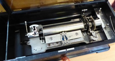 Lot 1072 - An American-Market Crank-Wind Interchangeable Cylinder Musical Box, By Paillard Et Cie., Ser....