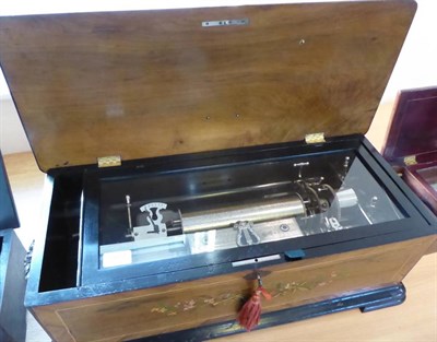 Lot 1072 - An American-Market Crank-Wind Interchangeable Cylinder Musical Box, By Paillard Et Cie., Ser....