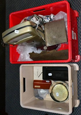 Lot 1128 - Various Items including a Stanley small pan scales (metric), cased; Allbrit Planometer, a set...