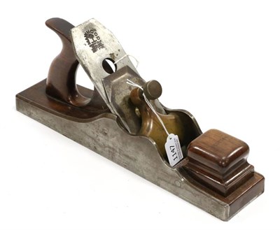 Lot 1147 - Jack Plane 13 3/4x3'' steel body with rosewood infill, Stewart Spiers brass lever cap and cap iron