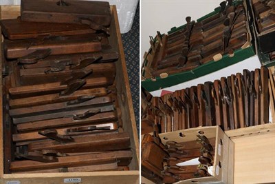 Lot 1150 - Moulding Planes various assorted examples in six boxes