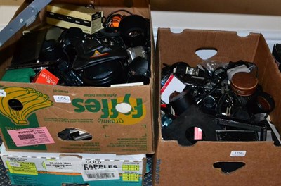 Lot 1256 - Various Camera Accessories in three boxes