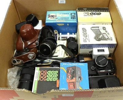 Lot 1271 - Various East European Cameras And Lenses including Kiev 19M, Zenit 11, FED 5B, FED 5C, FED 50,...