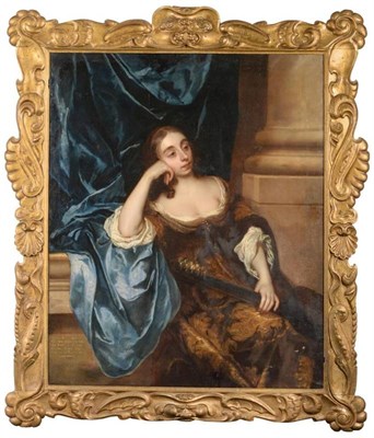 Lot 65 - Circle of Sir Peter Lely (1618-1680) Dutch Three-quarter length portrait of Lady Elizabeth...