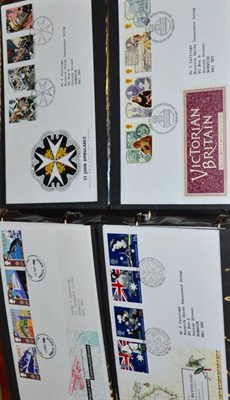 Lot 3 - GB Face Value - Large Flat Box containing modern duplicate GB  stamps in sets in albums,...