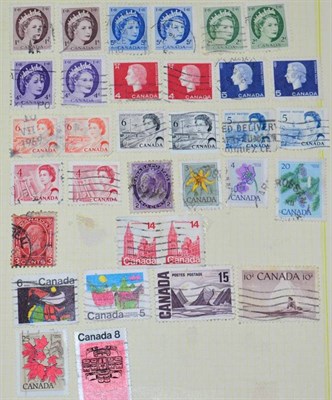 Lot 42 - A box of Commonwealth and World in six stockbooks and stockcards with some revenues, South...