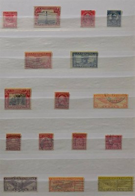 Lot 101 - Stockbook with a collection of early USA, Canada and Newfoundland. Of particular note is a...