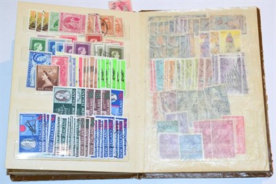 Lot 111 - British Commonwealth - Interesting lot packed into 5 small stockbooks with a good variety of...