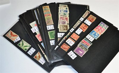 Lot 123 - Europe - Better Material On 37 Stockcards. With 1934 Switzerland NABA sheet (c. £550), PAX values