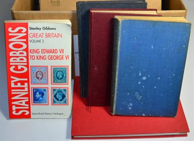 Lot 126 - QV 1d Black and Red Reference Books - A very useful collection of books with reference works on...