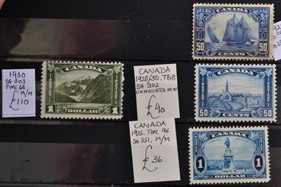 Lot 148 - Canada 1859-1940's - Useful range of Canada with main value in KGV high values to 50c and $1...