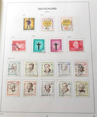 Lot 180 - West Berlin and Zones Collection in a fine Davo album. With Berlin 1948 Black overprints to 1...