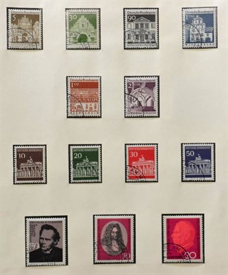 Lot 195 - West Germany - Collection in 2 Hingeless Lindner Albums 1949-69 mainly used, and 1954-69 mint....