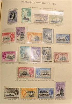 Lot 196 - QE2 New Age Album - Collection of C -G Countries. From 1953 to 1970. Much is u.m. including most of