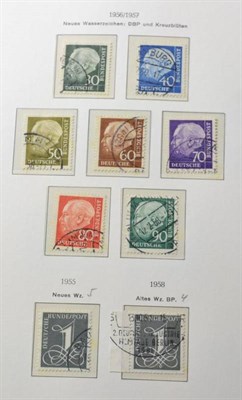 Lot 204 - West Germany - Apparently complete fine used  1949 to 1978 in a luxury Lighthouse Hingeless...