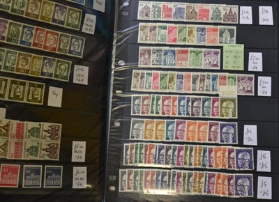 Lot 205 - Collection and Stock of West Germany in a Stock Binder, mainly u.m. Cat £1800+ and note...