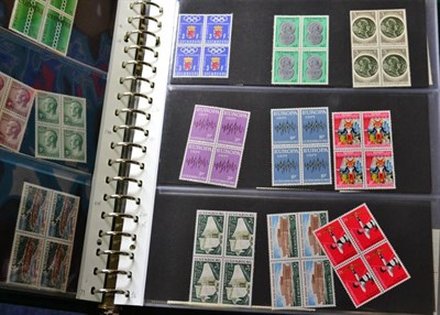 Lot 208 - Luxembourg collection in a Lindner Album with 1970's and 80's sets in u.m. blocks of 4. SG Cat...