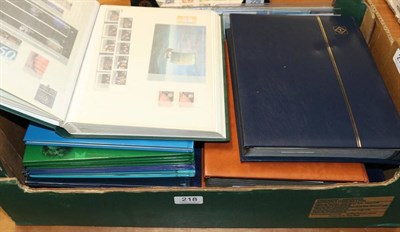 Lot 218 - Ireland - Large Collection in a Box. Includes 3 stockbooks with a collection of 1997 to 2012...