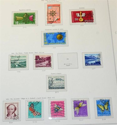 Lot 236 - Switzerland - Mint and Fine Used collection in 2 Marini Hingeless Albums. From early period,...