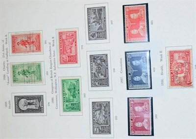 Lot 247 - New Zealand - Mainly mint in a printed album. With some QV mint, then GV with 3/- Admiral used,...