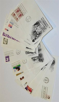 Lot 273 - United States - Large Box. Much potential with 1990's Year Packs, State Flowers and other mint...