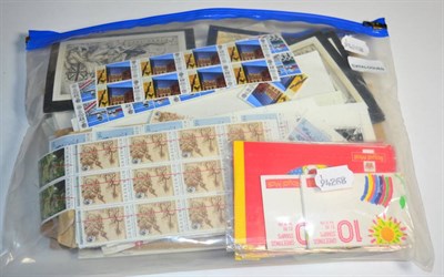 Lot 294 - GB Face - Large Plastic Wallet packed with GB Face Value, mainly in sets in part sheets. Also...