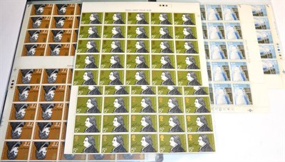 Lot 314 - GB In Full and Part Sheets 1953 to 1971 - From 1953 Coronation high values in u.m. blocks of 12...