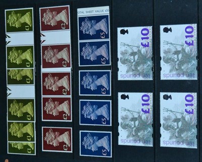 Lot 318 - High Value Definitives Collection - 1977 to 2000. Collection of u.m. high value face on...