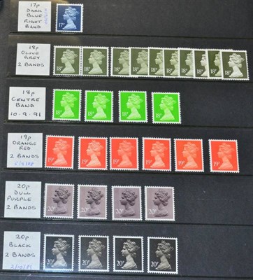 Lot 319 - Machins Collection / Dealer Stock  1971 - 2002. Specialist collection of values from 1/2p to...