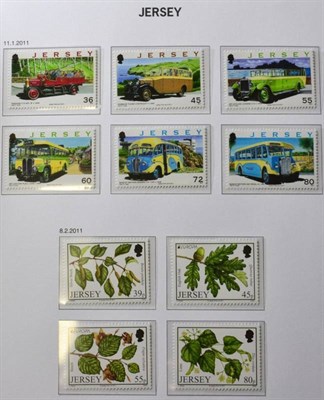 Lot 345 - Jersey Collection in 3 SG DAVO albums - appears complete 1969 to 2013 including definitives....