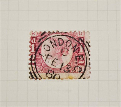 Lot 393 - Halfpenny Bantam - 1870/79 SG 49 Plate 9, a very fine used copy with London EC postmark, but...