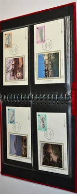 Lot 462 - GB and Channel Islands Benham Covers - Box of Covers with Benham albums for Jersey, Guernsey...