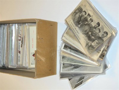 Lot 500 - Postcards - Mainly better items in plastics. Mainly early topographical with some mining...