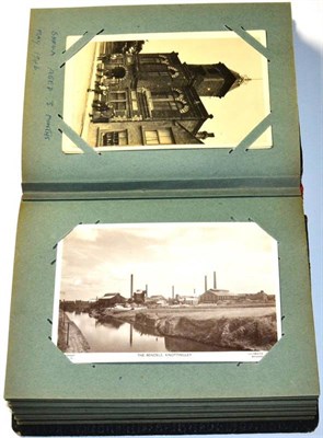 Lot 516 - Pontefract , Knottingley and Ferrybridge Postcards - Superb collection of 96 cards in a small album