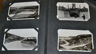 Lot 519 - Box Of Vintage Postcards in 3 large albums and a 4th small album of Bridges. Much is Edwardian...