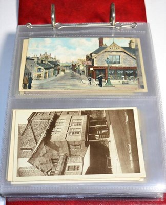 Lot 529 - Kendal  - A collection of mainly vintage cards in a modern album. Including several scarce real...