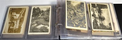 Lot 532 - Langdale, Coniston and Hawkshead - A collection of mainly vintage cards in a modern album....