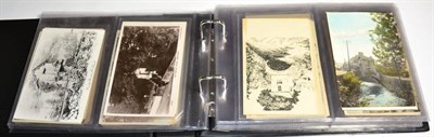 Lot 533 - Bridge House Ambleside - A collection of mainly vintage cards in a modern album. Including...