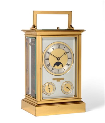 Lot 736 - A Rare and Impressive Limited Edition Giant Chronometer Carriage Clock, signed Sinclair...