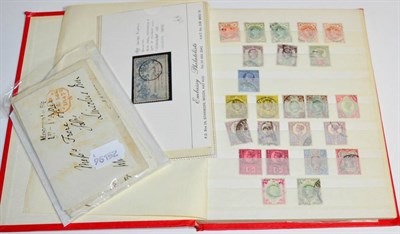 Lot 572 - GB Postal History - 1827 to 1850, 4 outers addressed to Lincolns Inn with Charing Cross, Piccadilly