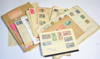 Lot 574 - Commonwealth Covers: Flat box with Commonwealth 'better' items (approx 100) with vast majority...