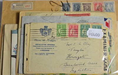 Lot 591 - World Covers - Excellent lot of Foreign 'better' early-middle covers/cards from wide range of...