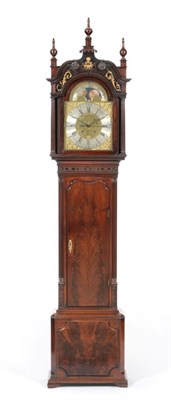 Lot 751 - A Good Mahogany Eight Day Centre Seconds Longcase Clock, signed J.Kaye, Liverpool, circa 1770, swan