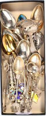 Lot 82 - A collection of silver souvenir spoons