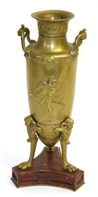 Lot 819 - A Greek Revival Bronze Urn, late 19th/early 20th century, in the manner of Ferdinand Levillain,...