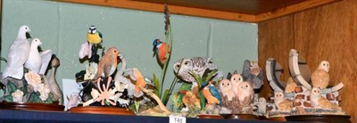 Lot 148 - Border Fine Arts Bird Models Including: 'Courting Grebes', WW3, 'First One In', B0189, 'Peace...